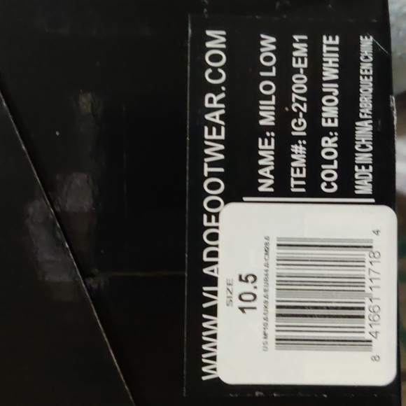 Vlado Unisex Milo Low Sneaker, Size:9 Men's - Picture 6 of 6